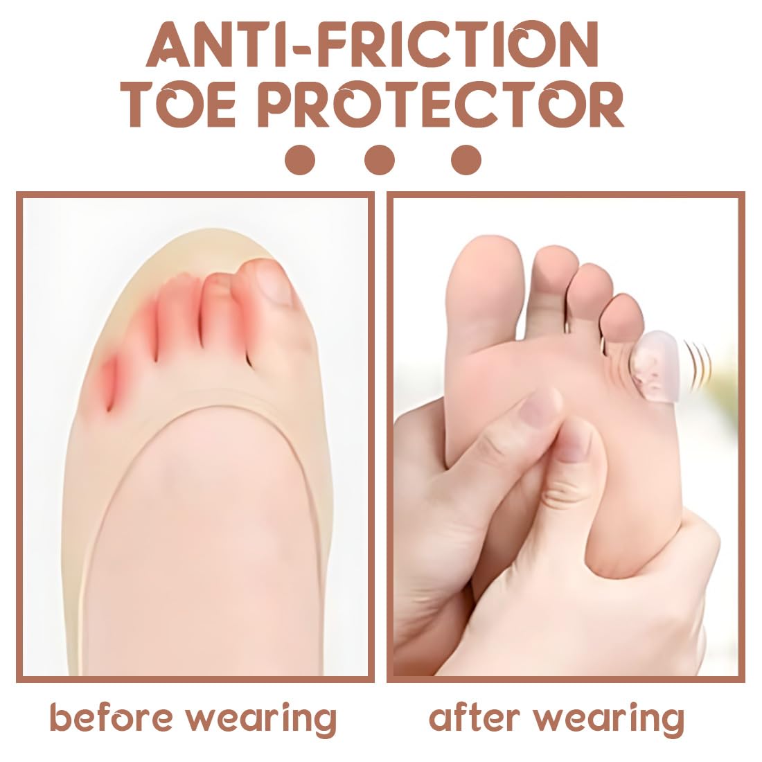 30 piezas de cubiertas de dedos, cubiertas acolchadas para los dedos de los pies Protector Dedos Pie Silicona,protectores de dedos de los pies, almohadillas transparentes para los dedos de los pies