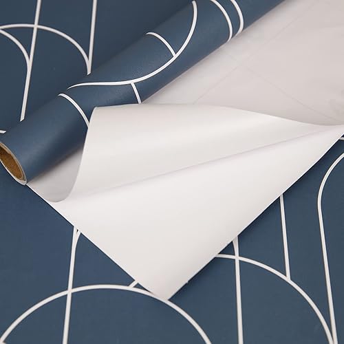 Miniatura 6 de LXCREAT Papel tapiz de listones de madera de 17.71 x 118 pulgadas, papel de contacto de grano de panel de madera marrón sintético + papel tapiz de