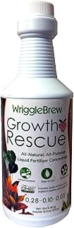 Organic Liquid Fertilizer Concentrate from Worm Castings. Non-toxic, All-Purpose, Plant Food for Gardens, Vegetables, Fruits, Houseplants, Seed Starters, and Ornamentals. (16 Fluid Ounces)