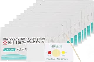 10pcs Helicobacter Pylori Test Card, Gut Health Test Strip Fast Measurement Self Gut Health Test Strip,10pcs Test Card Fast Measurement Self Testing Health Measure Strip for Home