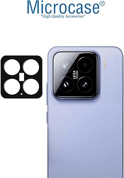 Microcase Xiaomi Mi 15 Uyumlu Kamera Lens Koruma Halkası - Kapalı Tasarım -Siyah AL3401