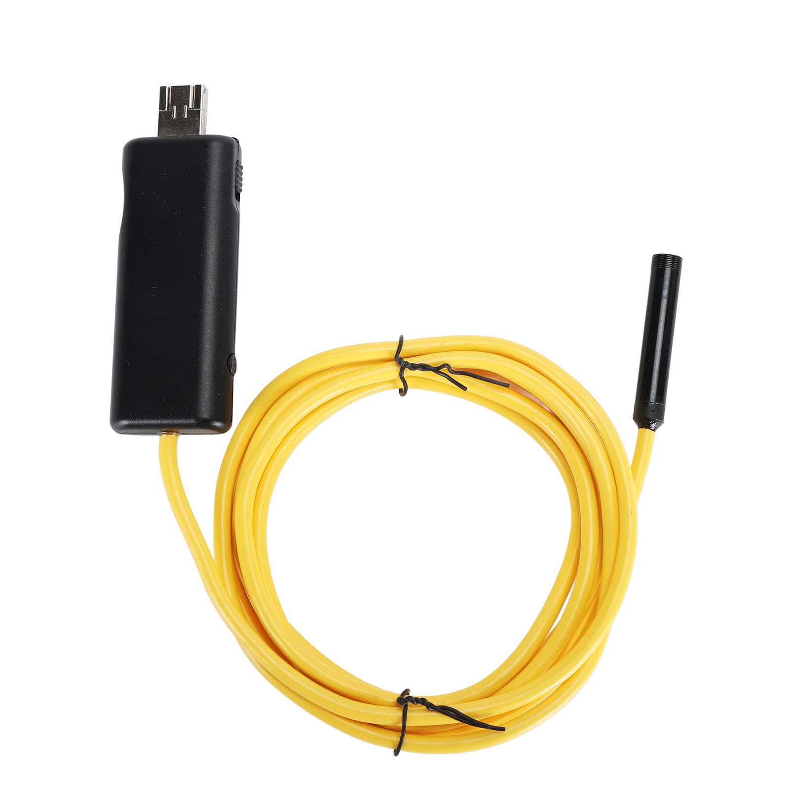 Endoskop USB, 8 Mm 720 P HD, 4 Cm Ogniskowa, Półsztywny Kabel IP67 Wodoodporny Boroskop WiFi, Kamera Inspekcyjna Typu Snake z 6 Diodami LED do Kontroli Rur Silnika Samochodowego (10 m)
