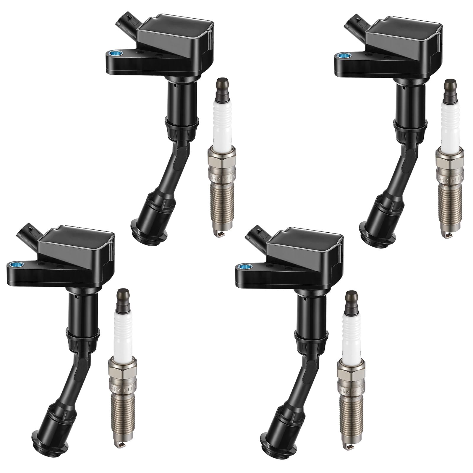BDFHYK Ignition Coil UF735 and Spark Plug SP539 for Ford Fusion 2014-2020