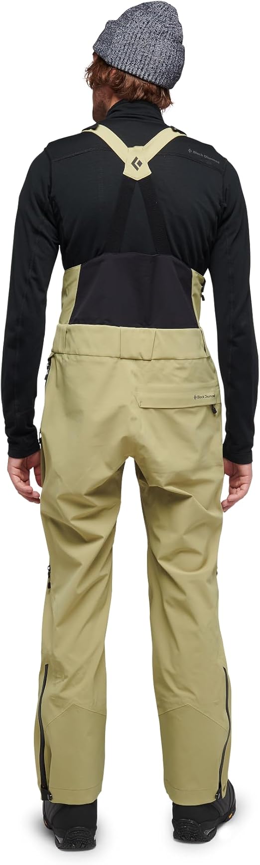 Amazon.co.jp: Black Diamond Men's Recon Stretch Ski Bib, Cedarwood