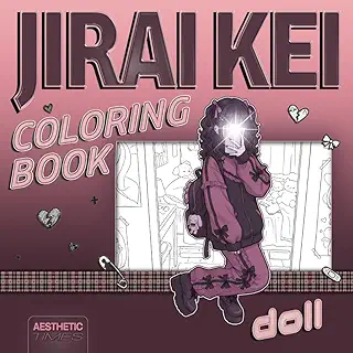 Jirai Kei Coloring Book: Doll (Dark Girly Moods)