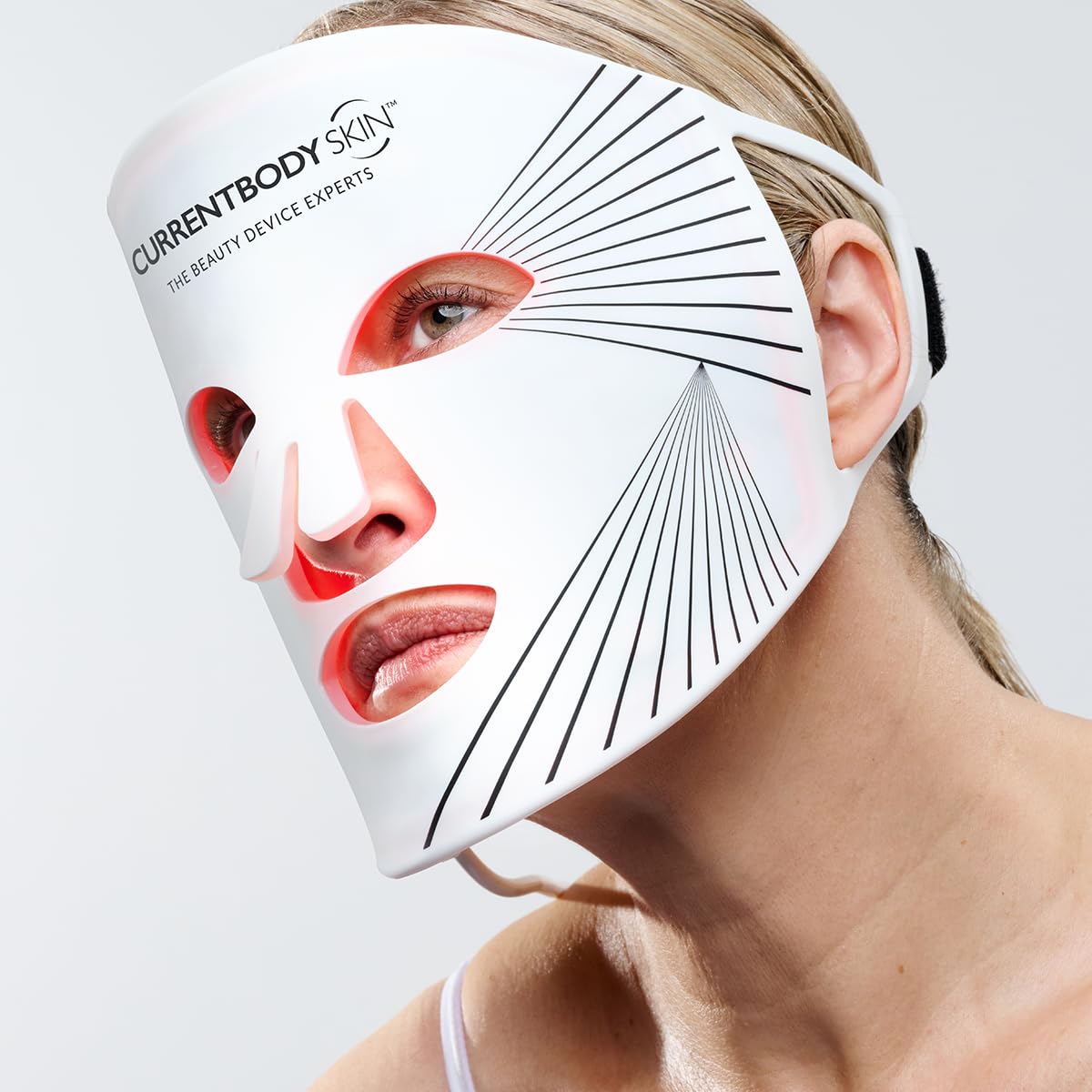 CurrentBody Skin LED Light Therapy Face Mask | Red Light Therapy Treatment Device | Anti-Aging Face Mask for Wrinkle Reduction