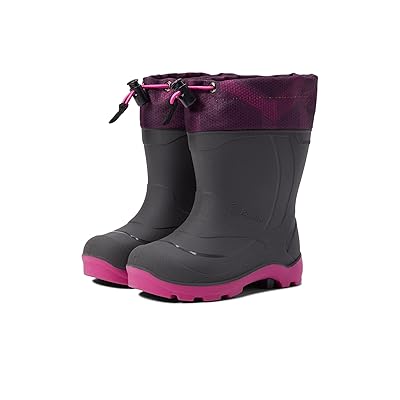 Kamik Kids Snobuster 2 (Toddler/Little Kid/Big Kid) Girls Shoes Black/Charcoal/Magenta