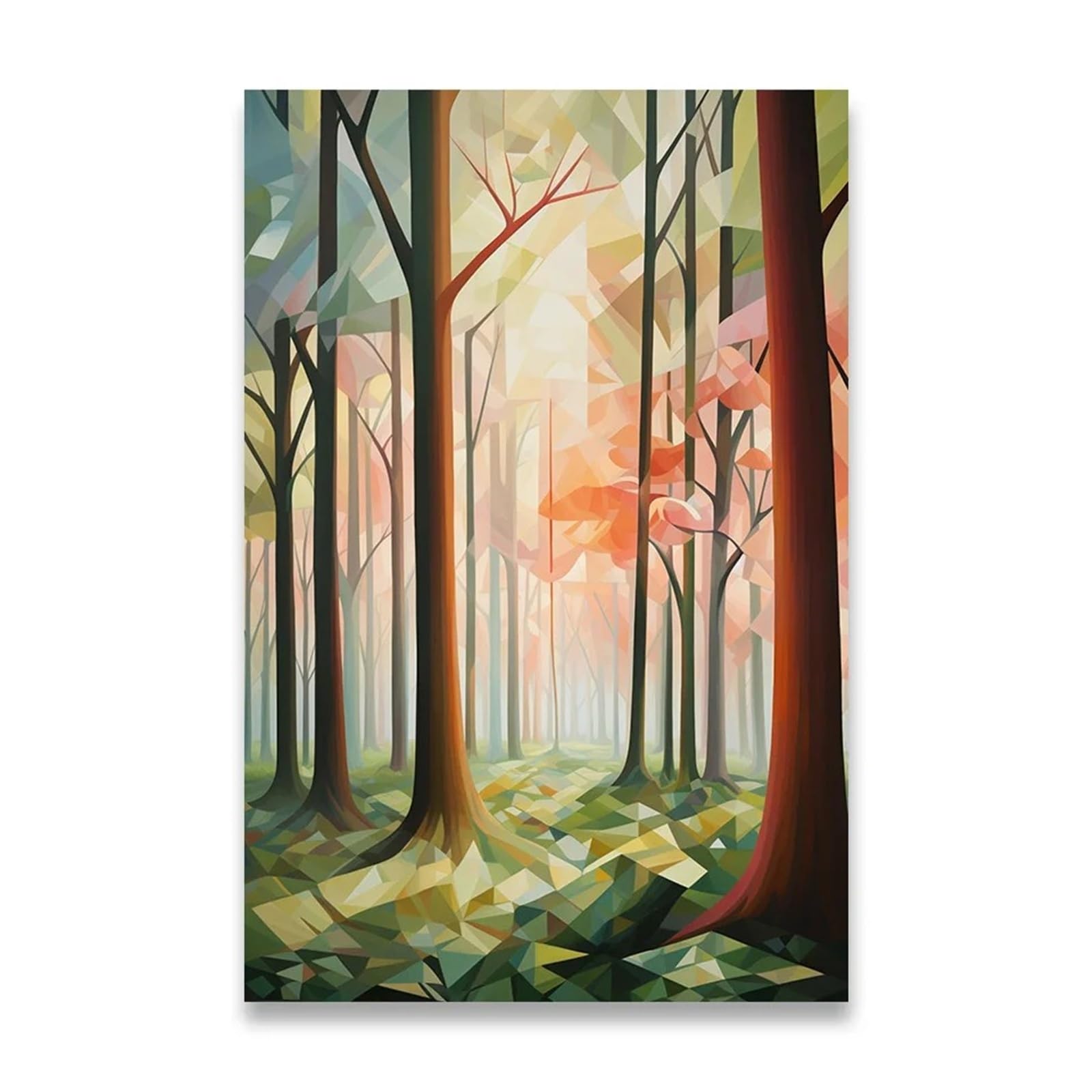 XENITE Wall Art Canvas Prints Bedroom Decoration Home Decorations Canvas Painting Beautiful And Healing Forest Pictures Room Wall Decor(C,30x40cm)
