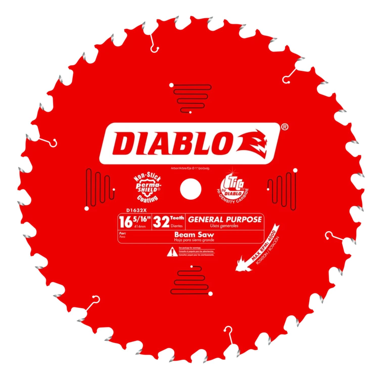 Freud D1632X Diablo 16-5/16-Inch 32 Tooth ATB General Purpos