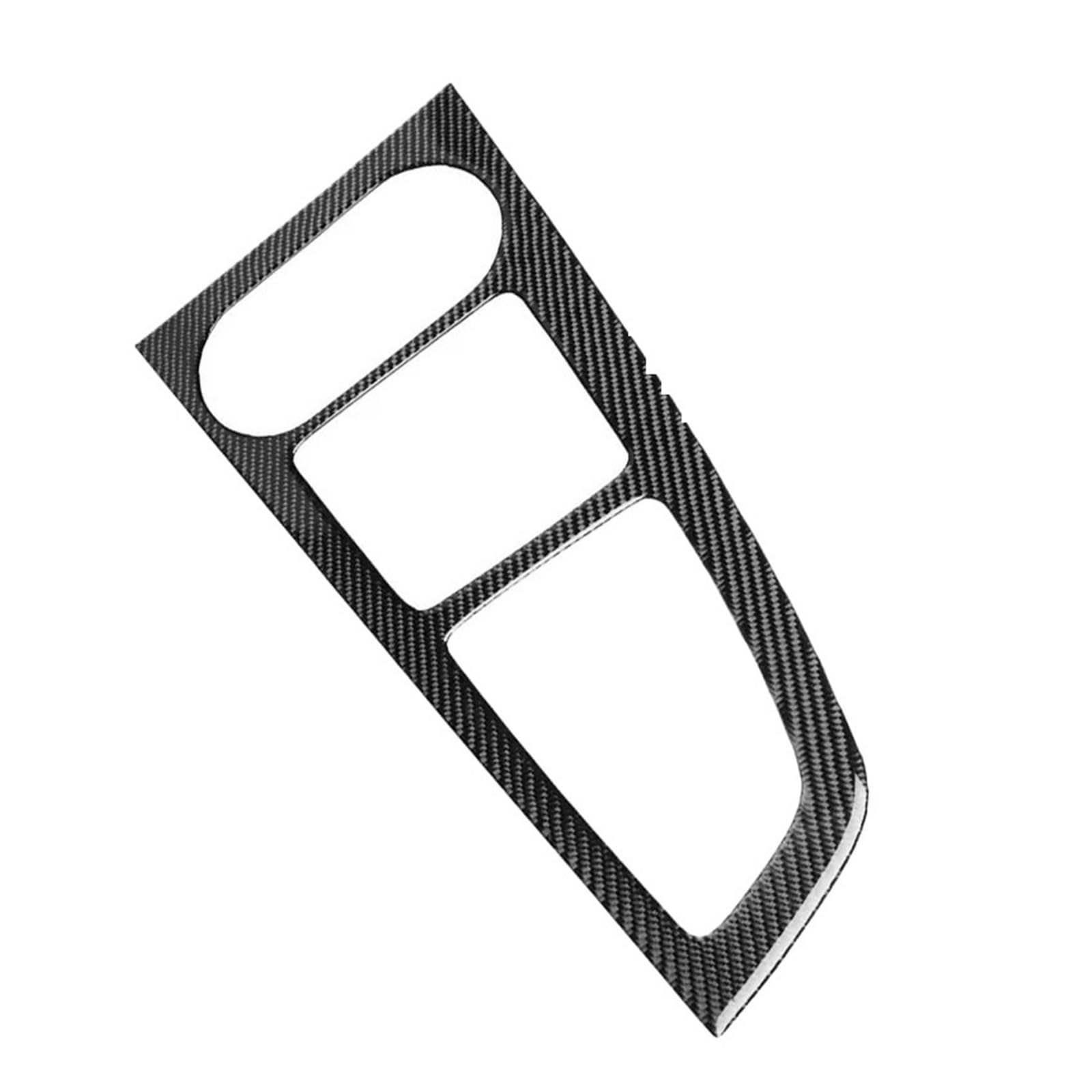 for A4 B9 2017-2020 Carbon Fiber Car Accessories Center Console Panel Cover Sticker Trim LHD RHD Center Console Trim(LHD)