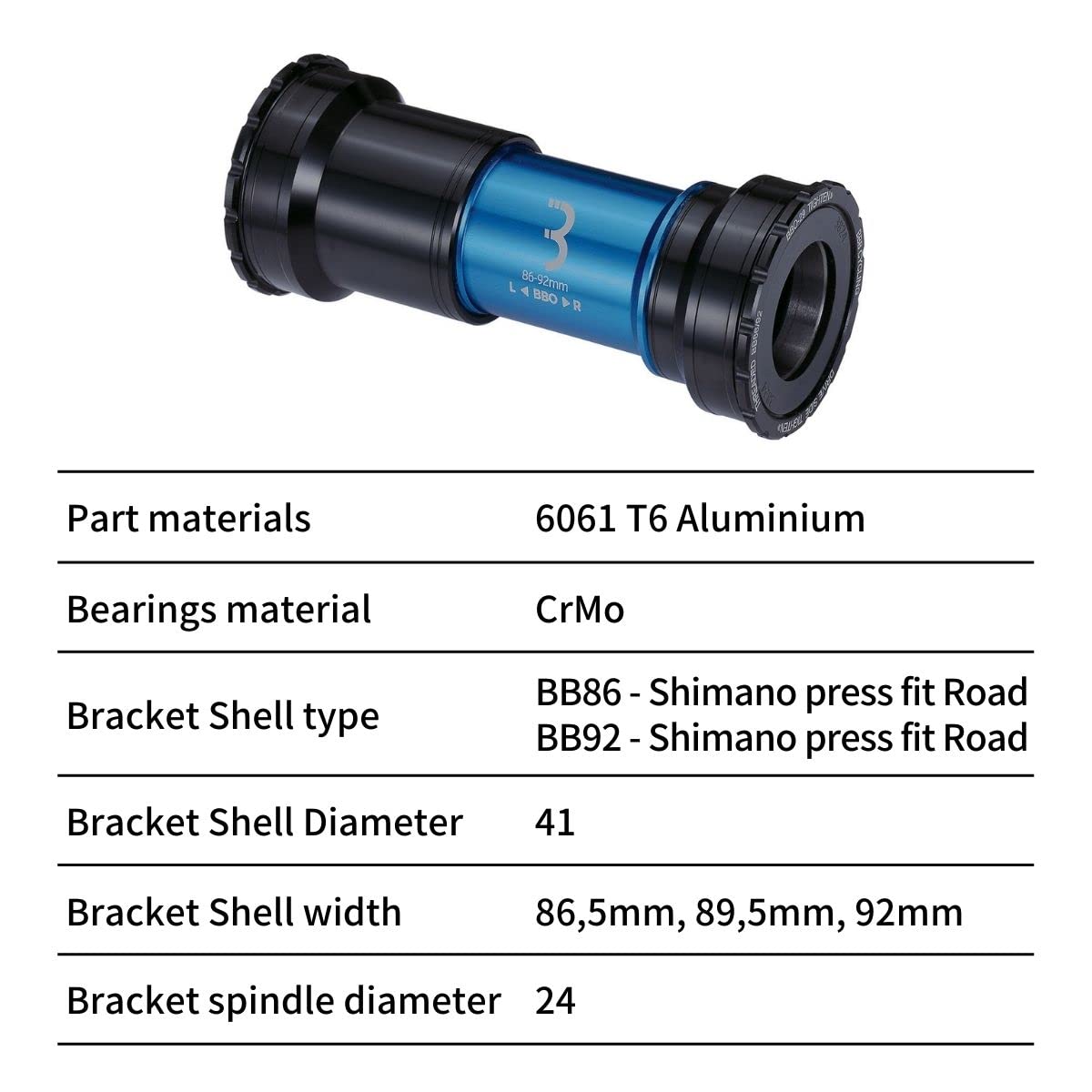 Amazon | BBB(ビービービー) 自転車 BBセット ボトムフィット BBO-29
