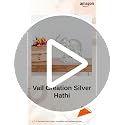 Image of Vail Creation Silver Hathi Vastu Idol Decoration Items for Rahu Pooja Worship | German Silver Elephant