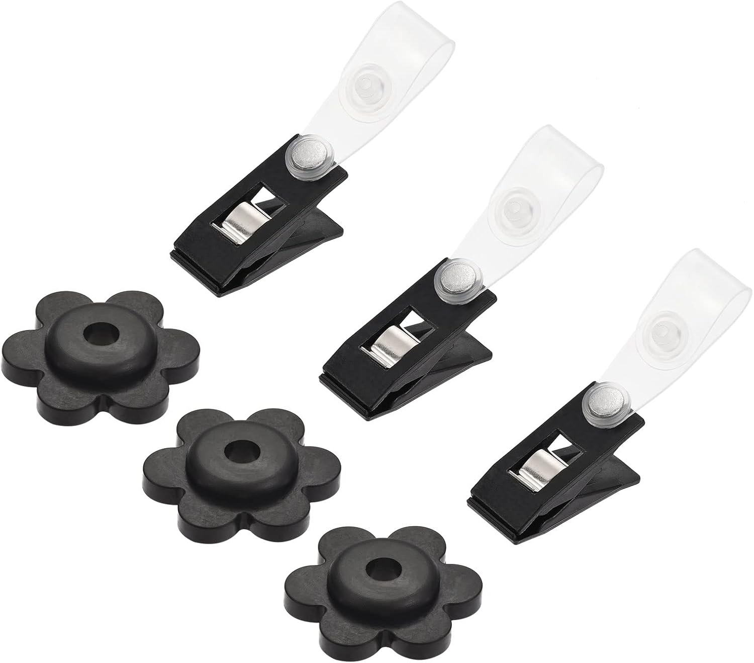 MECCANIXITY Garden Flag Rubber Stoppers Flower Shape and