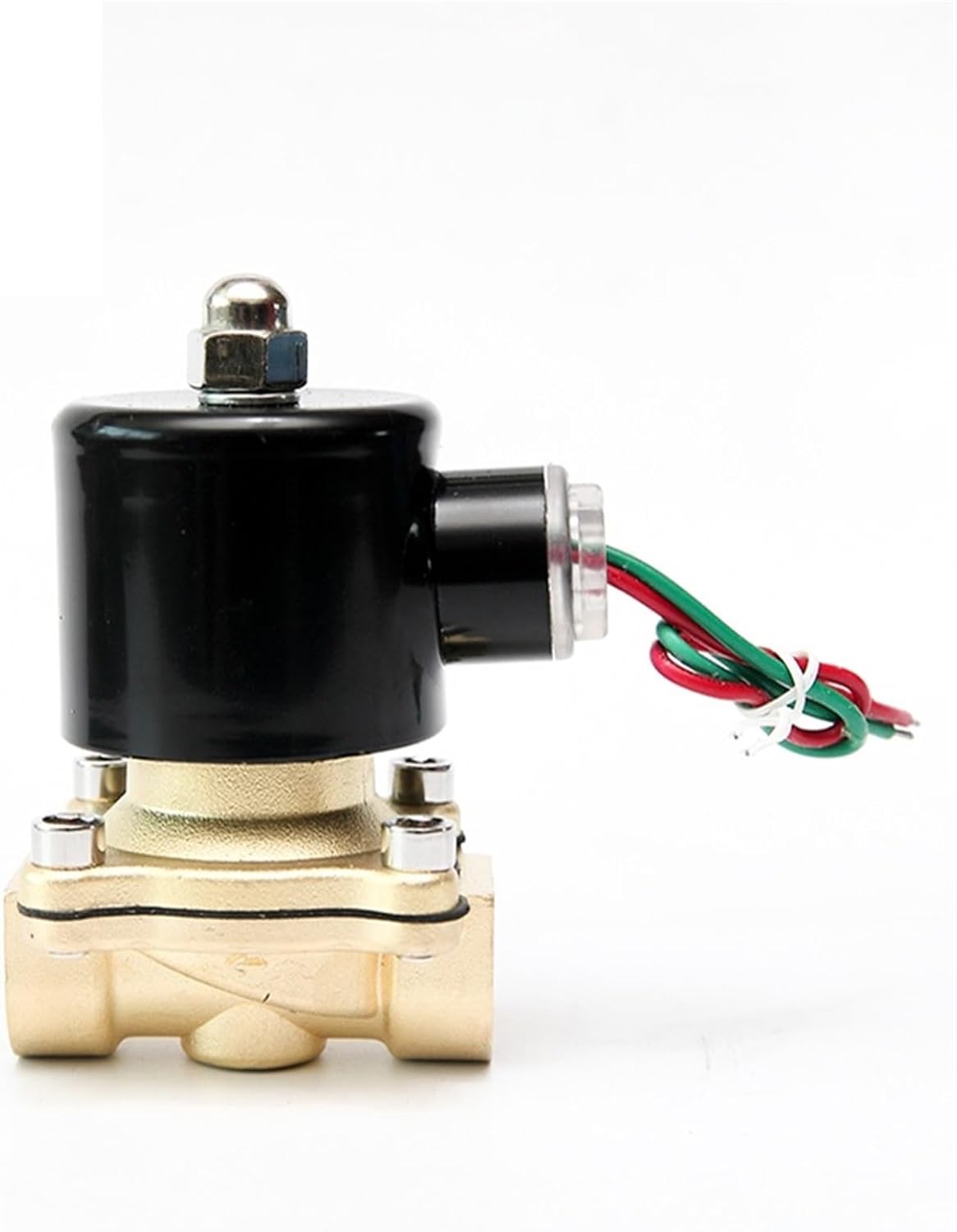 1/2 220v 110v 24v Solenoid Valve Normally Closed Brass for Water Oil Gas(Npt-230vac)