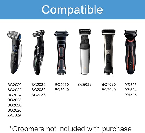 Miniatura 2 de BG5025 - Cabezal de repuesto para Philips Norelco Bodygroom BG7030, BG7040, BG2029, BG2030, BG2040