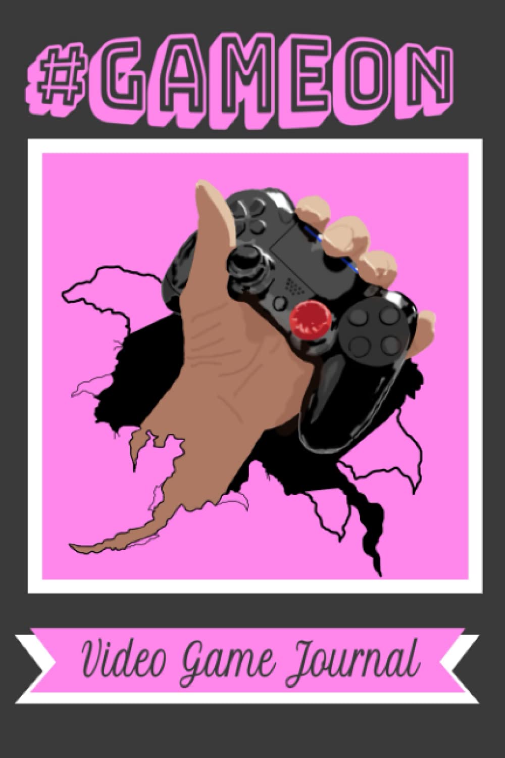 The #GameOn Video Game Journal for gamers, streamers and content creators, travel size