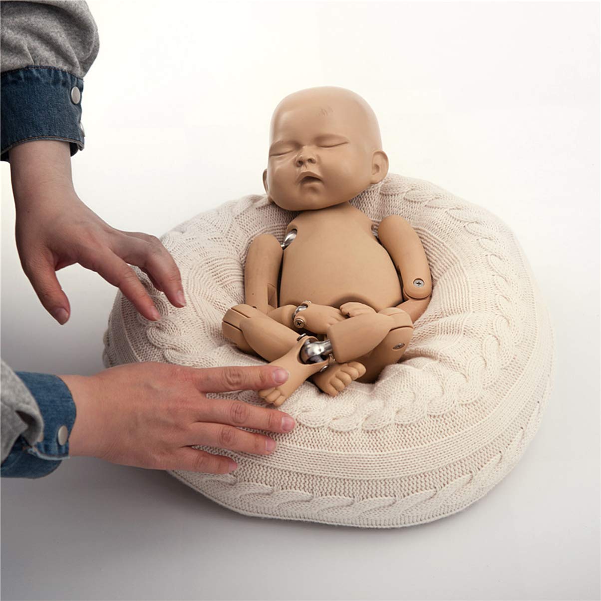 NUOBESTY Newborn Photography Bean Bag Sofa Pose Photo Props Modelling Sofa Baby Photo Prop