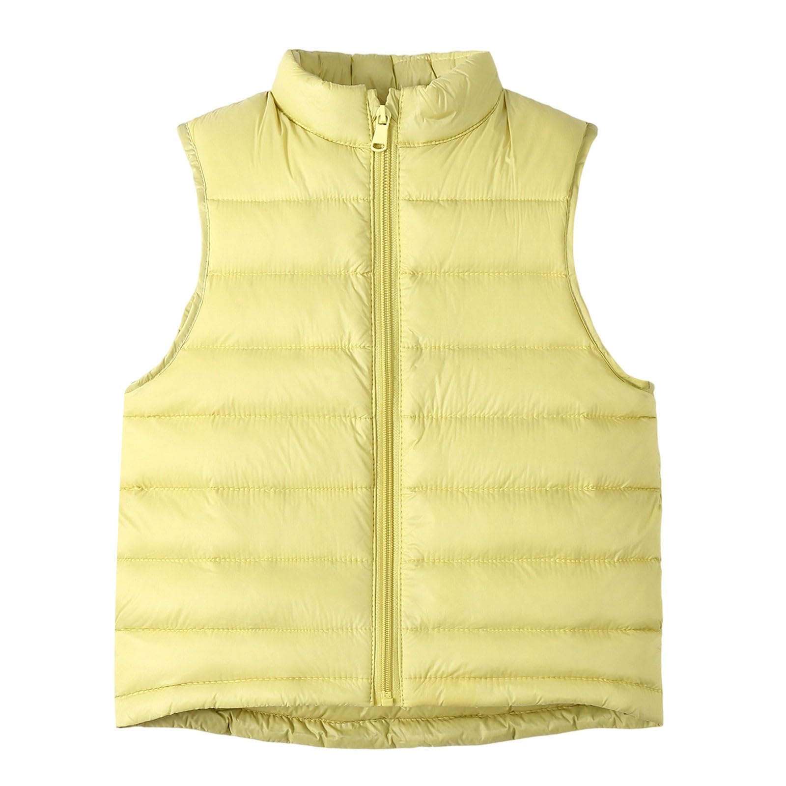 Teen Girls Down Vest Lightweight Packable Puffer Vest Kids Outdoor Zip Up Sleeveless Jacket Boys Fall Winter Warm Coat