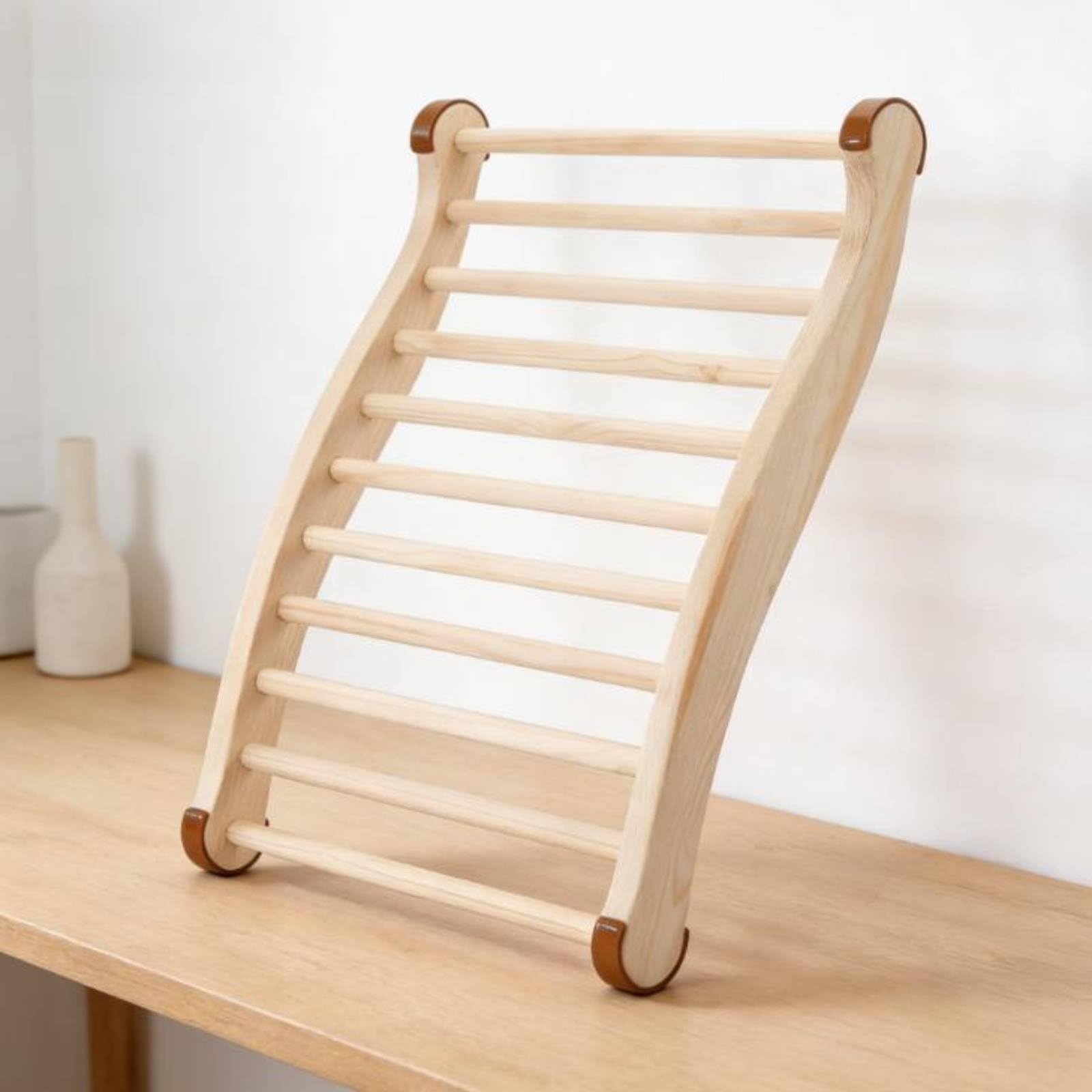 Respaldo de Madera en para Sauna Estable y Respaldo en para Sauna Superficie Lisa para Spa, Madera