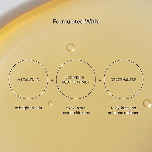 Miniatura 3 de Versed Weekend Glow - Suero de vitamina C para la cara, suero facial hidratante con niacinamida, raíz de regaliz y vitamina C (1 onza líquida)