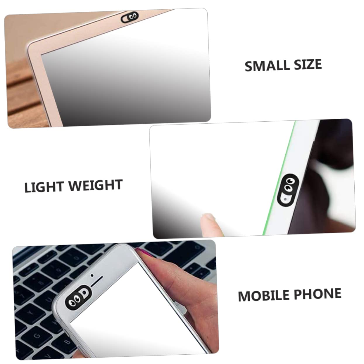 Abaodam 18piezas Cubiertas De Cámara Web para Portátil Móvil y Tablet De Protección De Privacidad Diseño Compacto y Resistente para Seguridad Línea