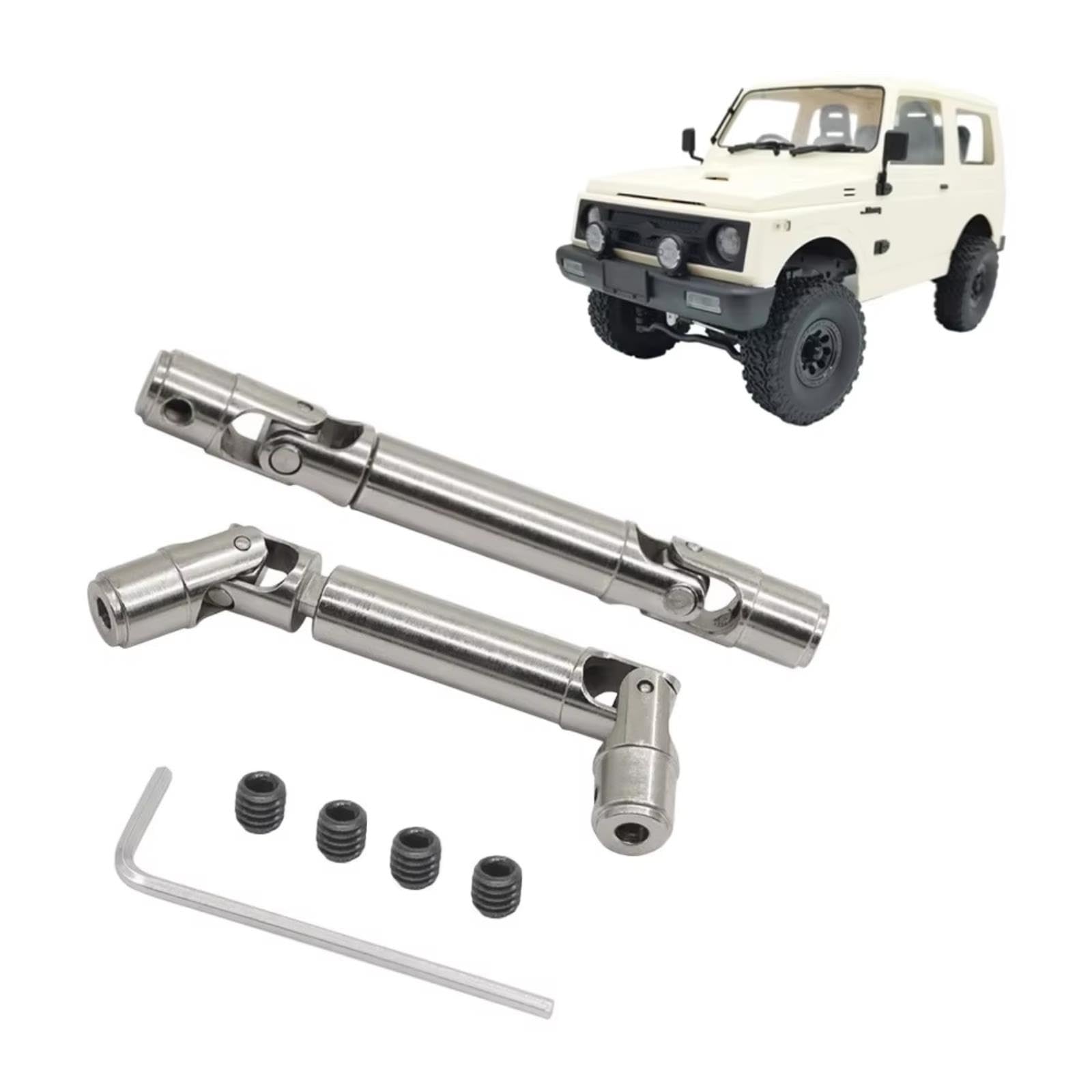 Piezas Repuesto del Eje Transmisión CVD para WPL C74 C74-1 para Jimny 1/10