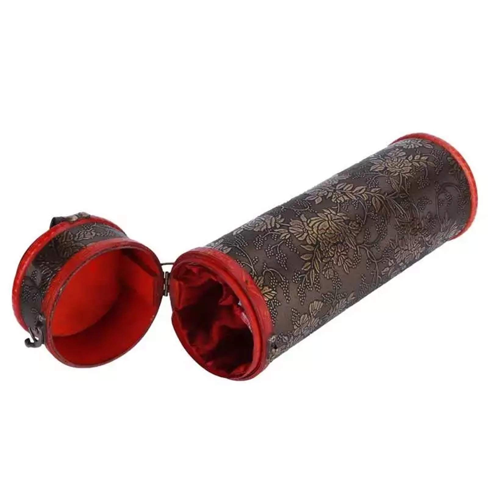Boîte-Cadeau de vin en Bois, boîte Rangement Simple Ronde pour Home Bar Decor