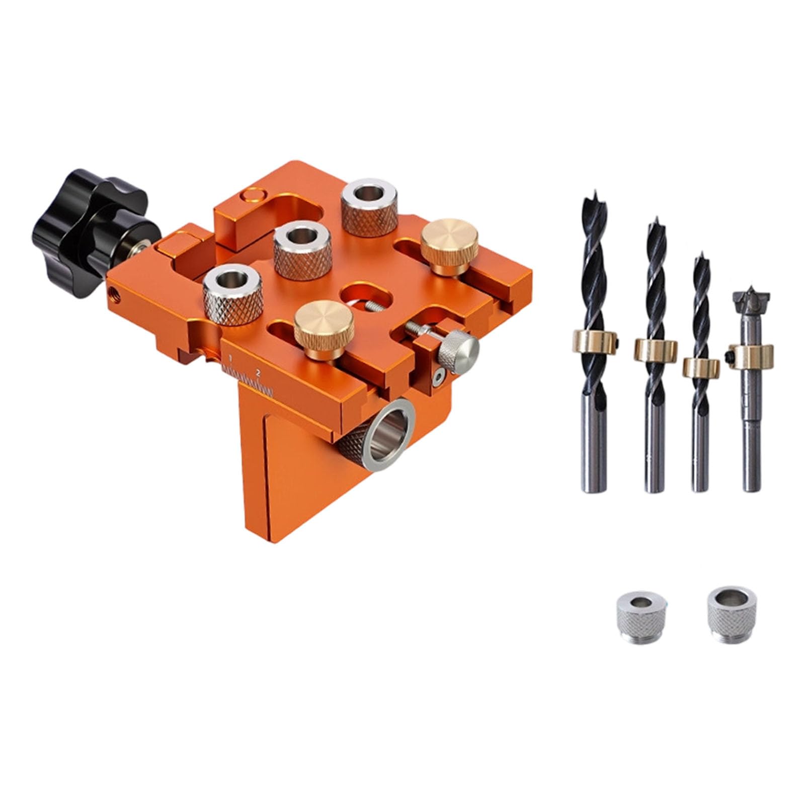 Zbiianxer C User Friendly Wood Drilling Positioning Tool With Lear Scale For Accurate Hole Placement Drilling Positioning Tool