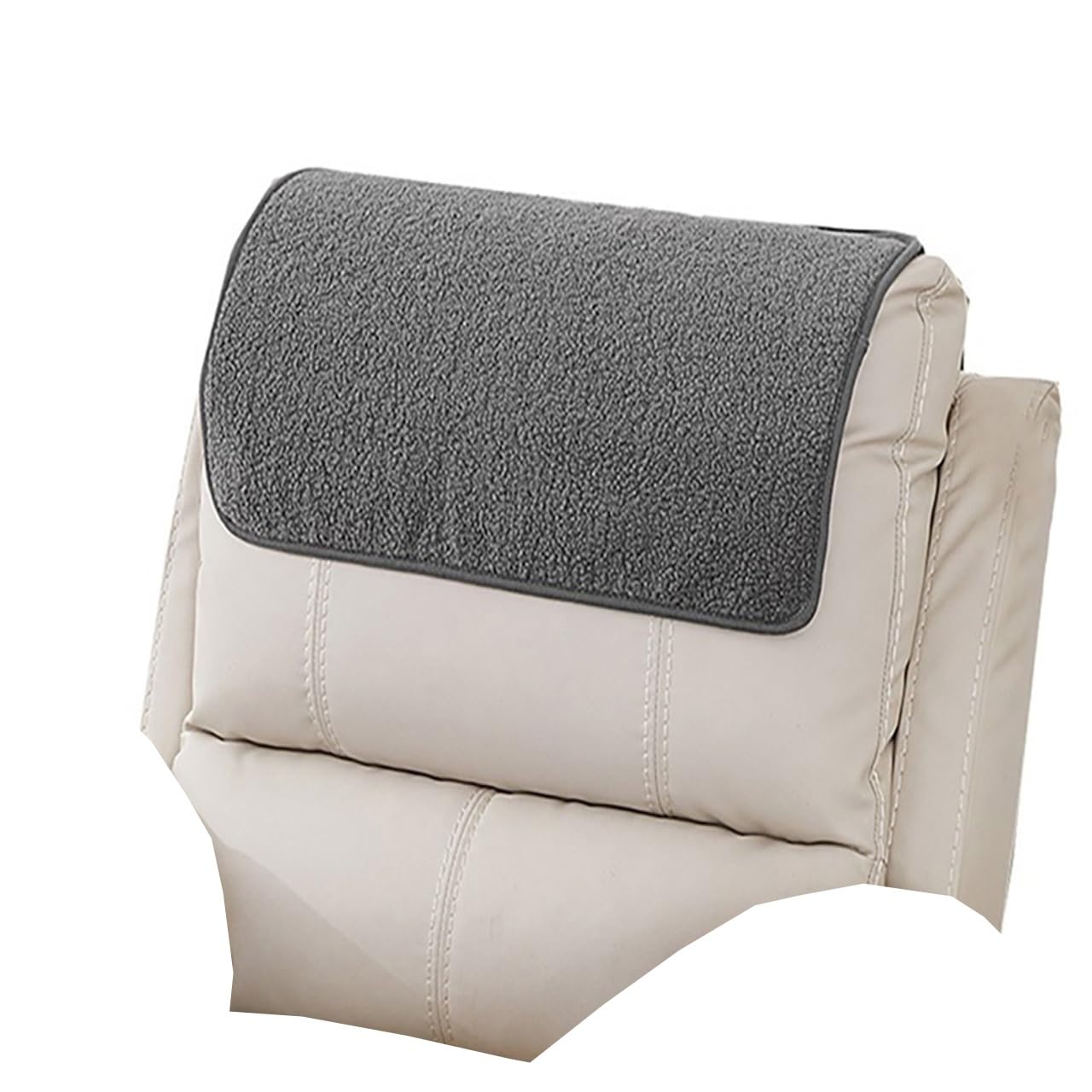 Miecoae Sofa Armchair Covers Armrest Headrest Slipcovers Recliner Chair Arm Cover Armchair Cover for Leather Sofa Couch Protector(1873,No Pocket 1 piece)