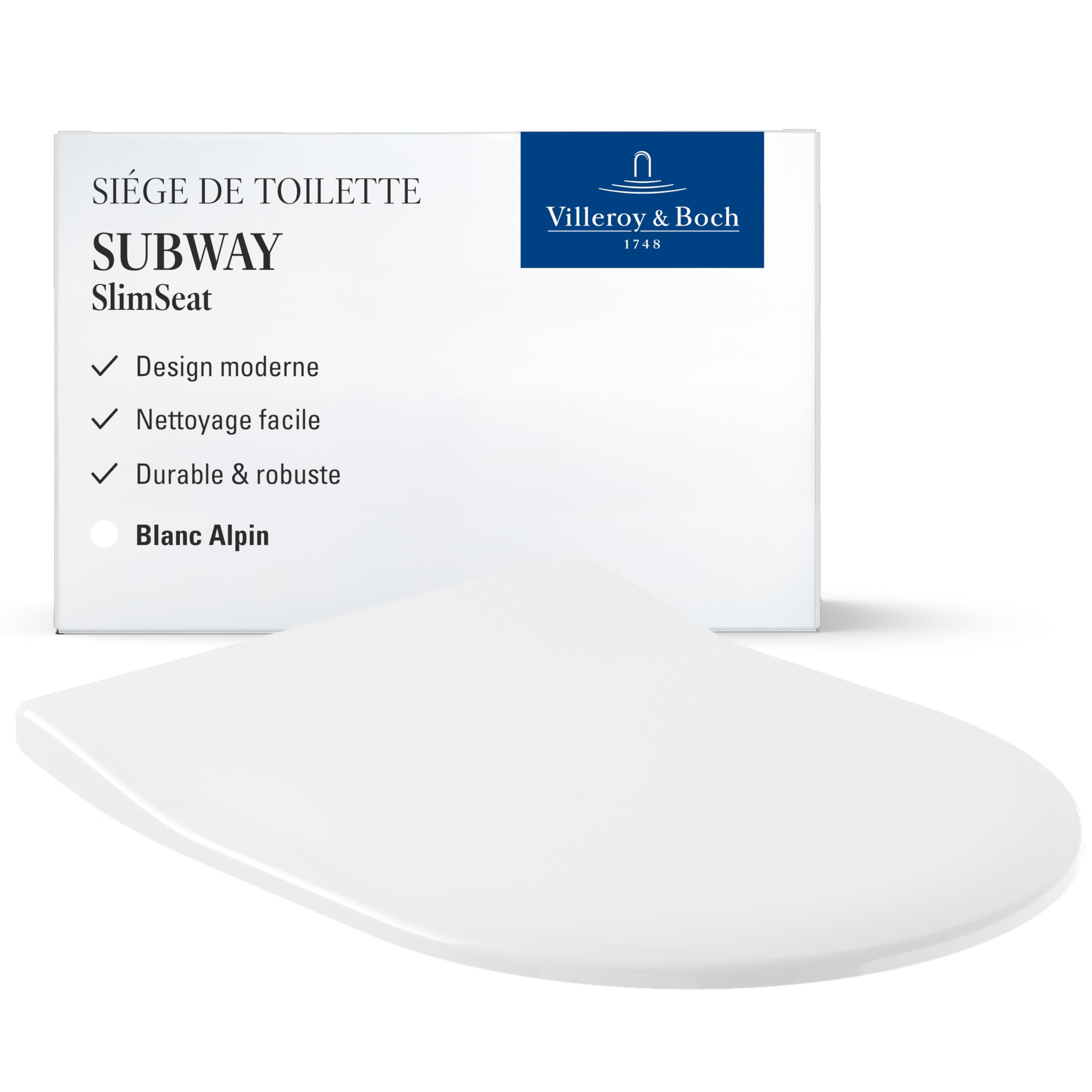 Abattant WC Villeroy & Boch Subway pour moderniser une salle de bain familiale