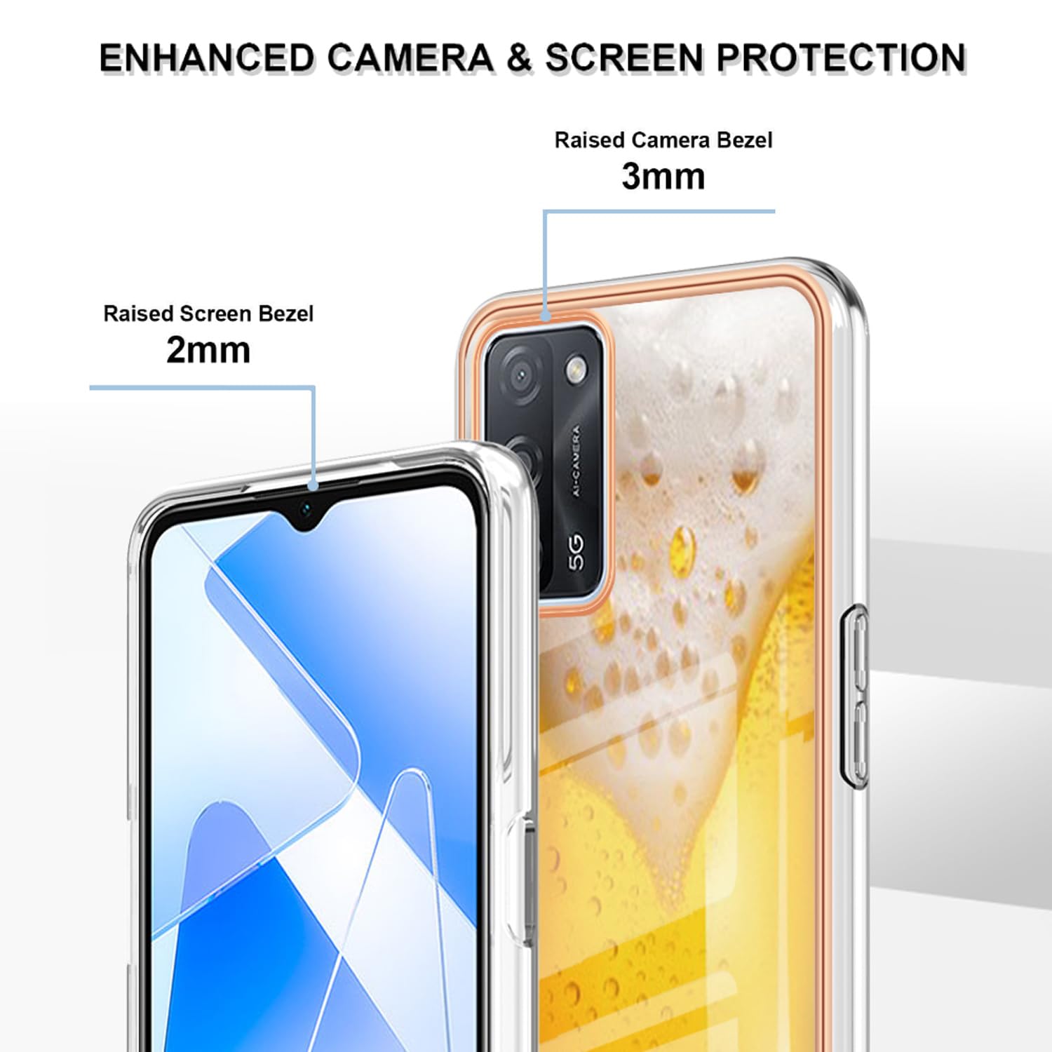 Custodia Magnetica Supporto LINER Cover Per Oppo A54s / Oppo A16 / Oppo A16s - Custodia A Cover Oppo A91