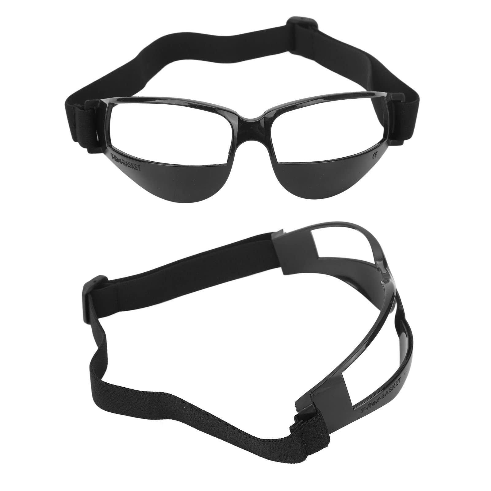 Lunettes de Basket-Ball Noires Anti-Chocs Réglables