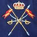 Pi2010 – Polo Caballería Española para Hombre, Color Marino, Bandera España en...