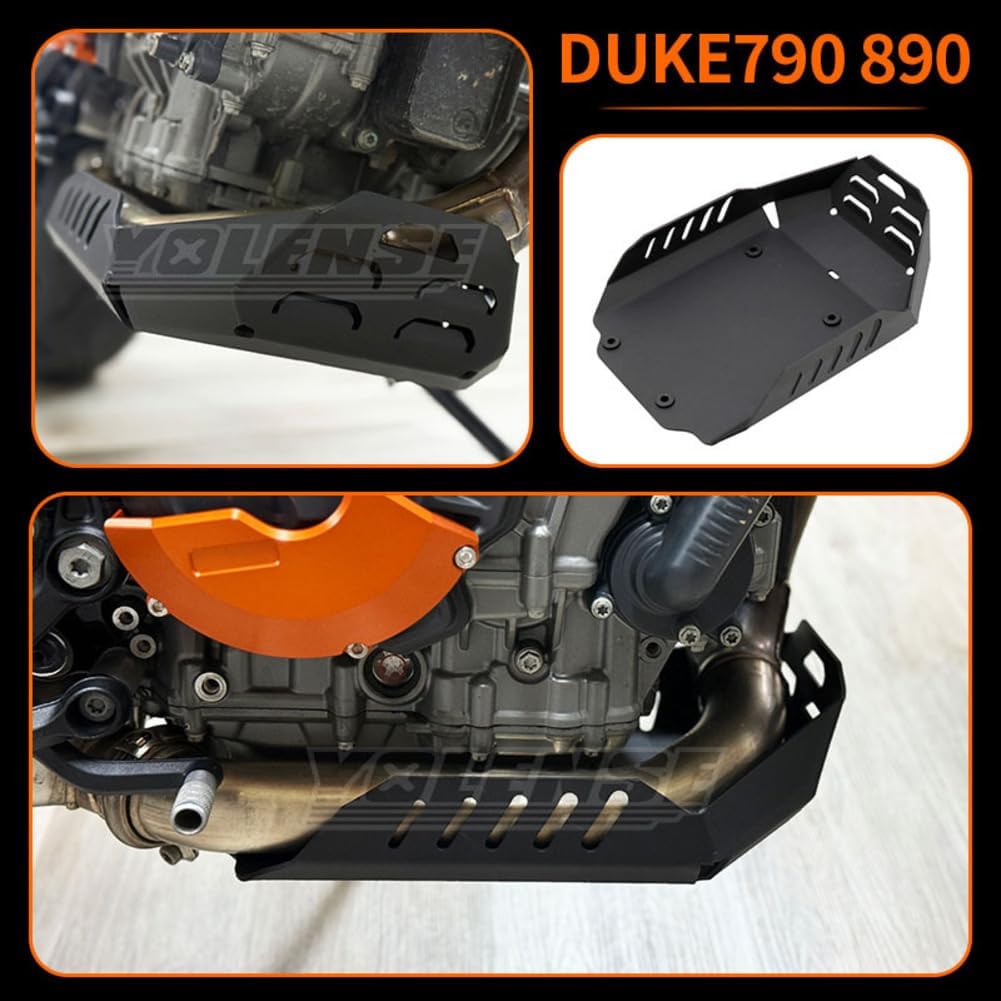 ALmart Motorcycle Aluminum Front Skid Plate, Engine Chassis Mudguard Fits forKTM 790 Duke / 890 Duke