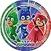 Procos 93441 - Talerz imprezowy PJ Masks, rozmiar 23 cm, 8 sztuk, jednorazowe talerze z papieru, urodziny dziecka, naczynia na imprezę, FSC