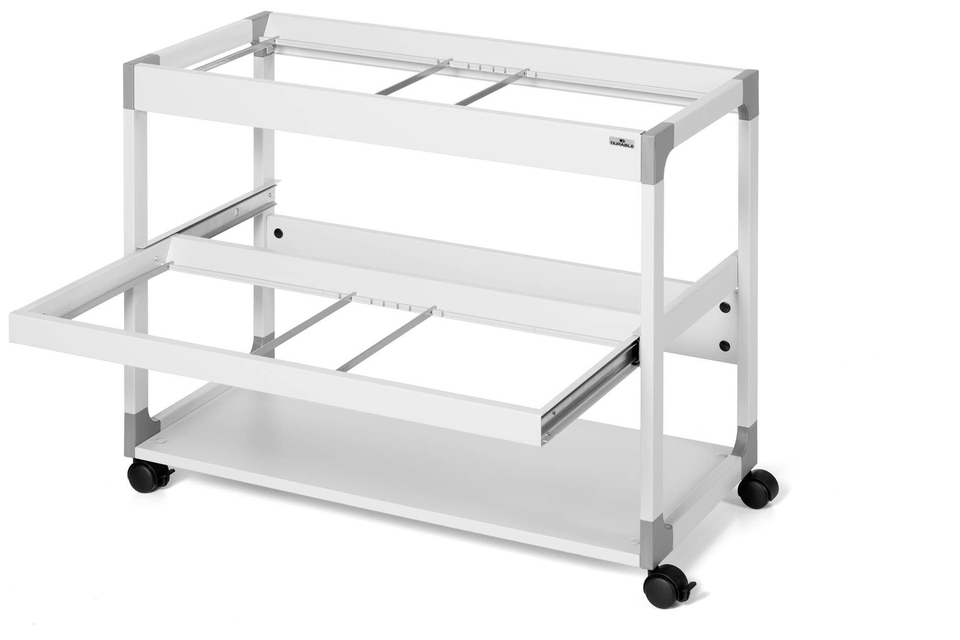 Durable 379210 System File Trolley 200 Multi Duo, gris