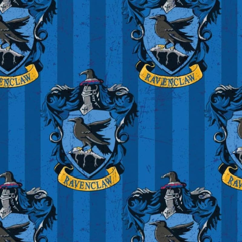 Harry Potter 100% Cotton Ranvenclaw Digital Print 110cm Wide Ideal for Crafts, Tablecloth, Quilting, Sewing, Dressmaking, Home Décor