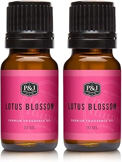 P&J Trading Fragrance Oil | Lotus Blossom Oil 10ml 2pk - Candle Scents for Candle Making, Freshie Scents, Soap Making Supplies, Diffuser Oil Scents