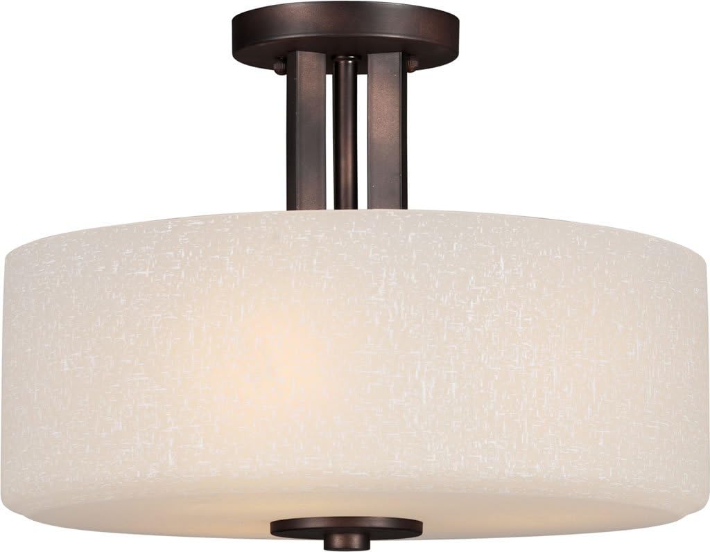 3 Light Semi-Flush Mount