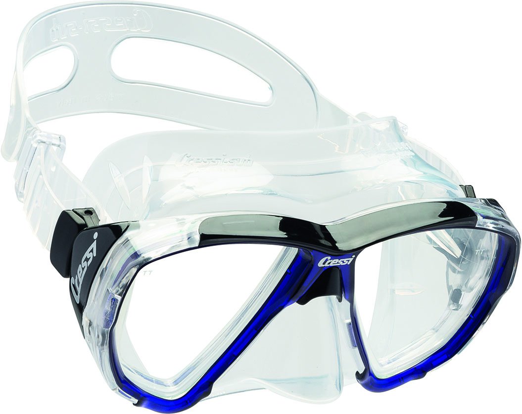 Cressi Ojos Grandes de Buceo Snorkeling Amplia Vista – Máscara de Buceo Italiano Calidad Desde 1946