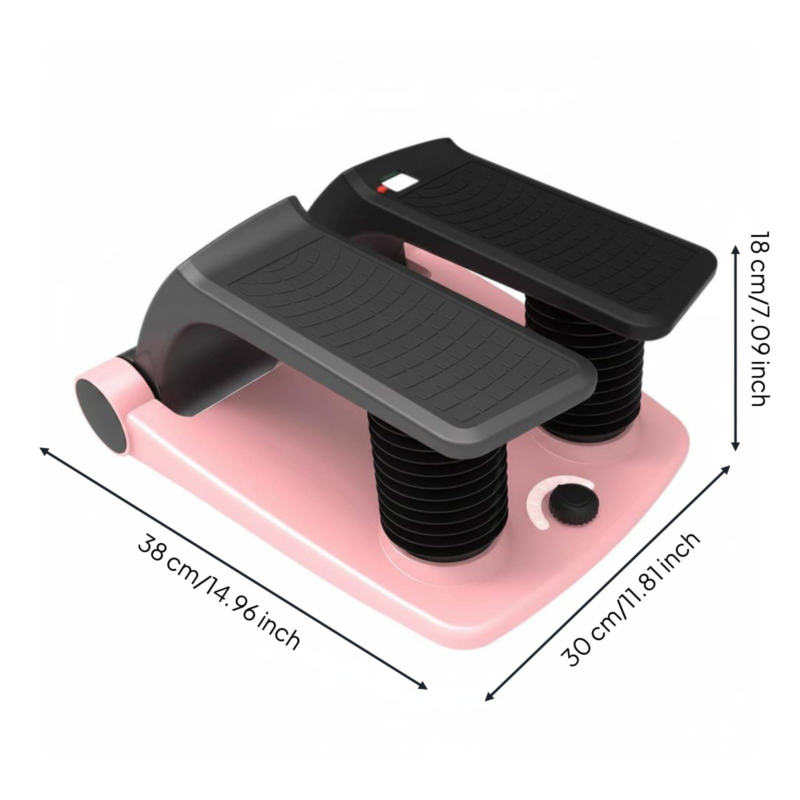 Qianly Stepper Oscillante Intensità Regolabile Portable Step Machine Domestico Preassemblato Macchina a Gradino