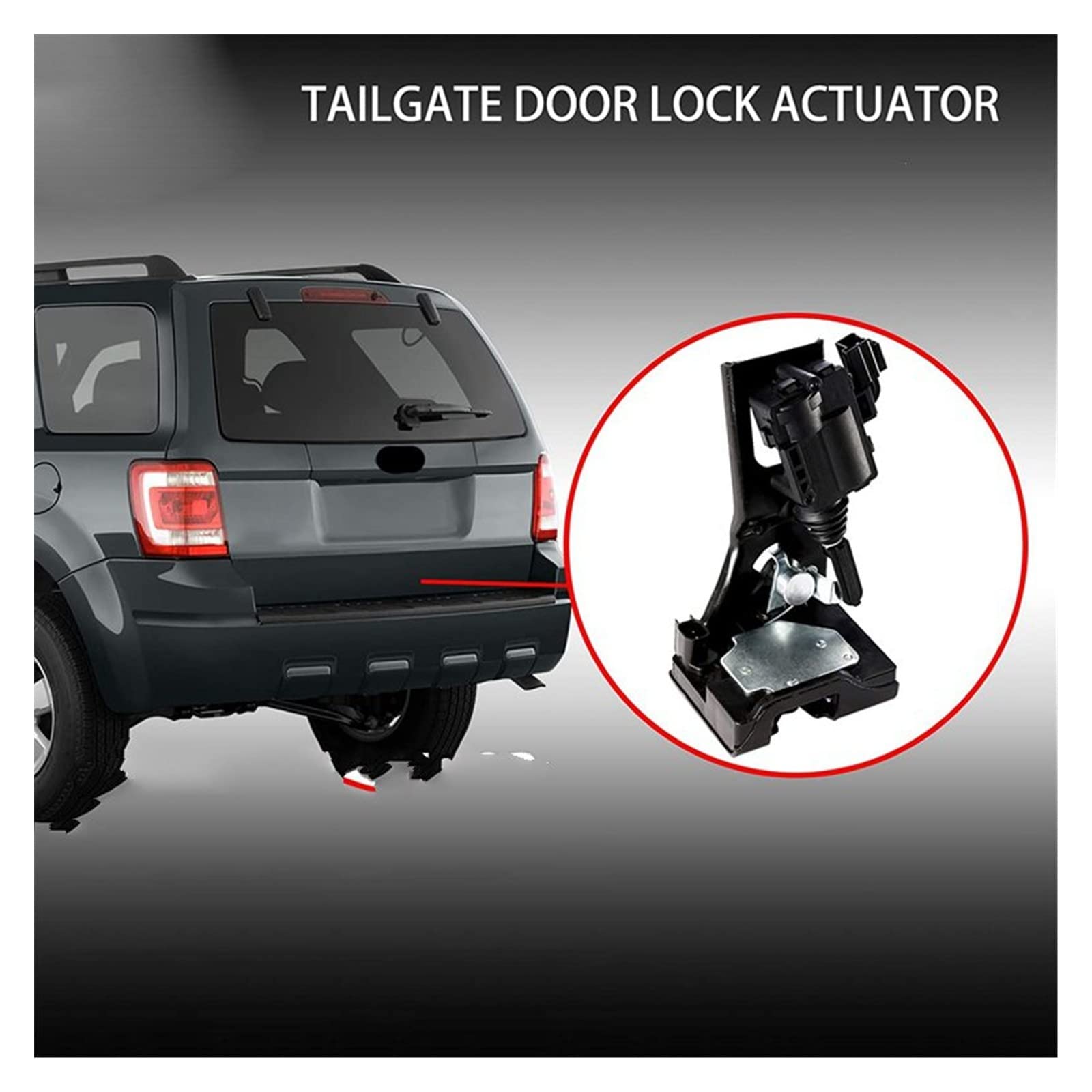 Napęd zamka tylnej klapy 9L8Z-7843150-B do Ford Escape 2009-2012, Mariner 2009-2011 i Tribute 2008-2011. Mechanizm blokujący.