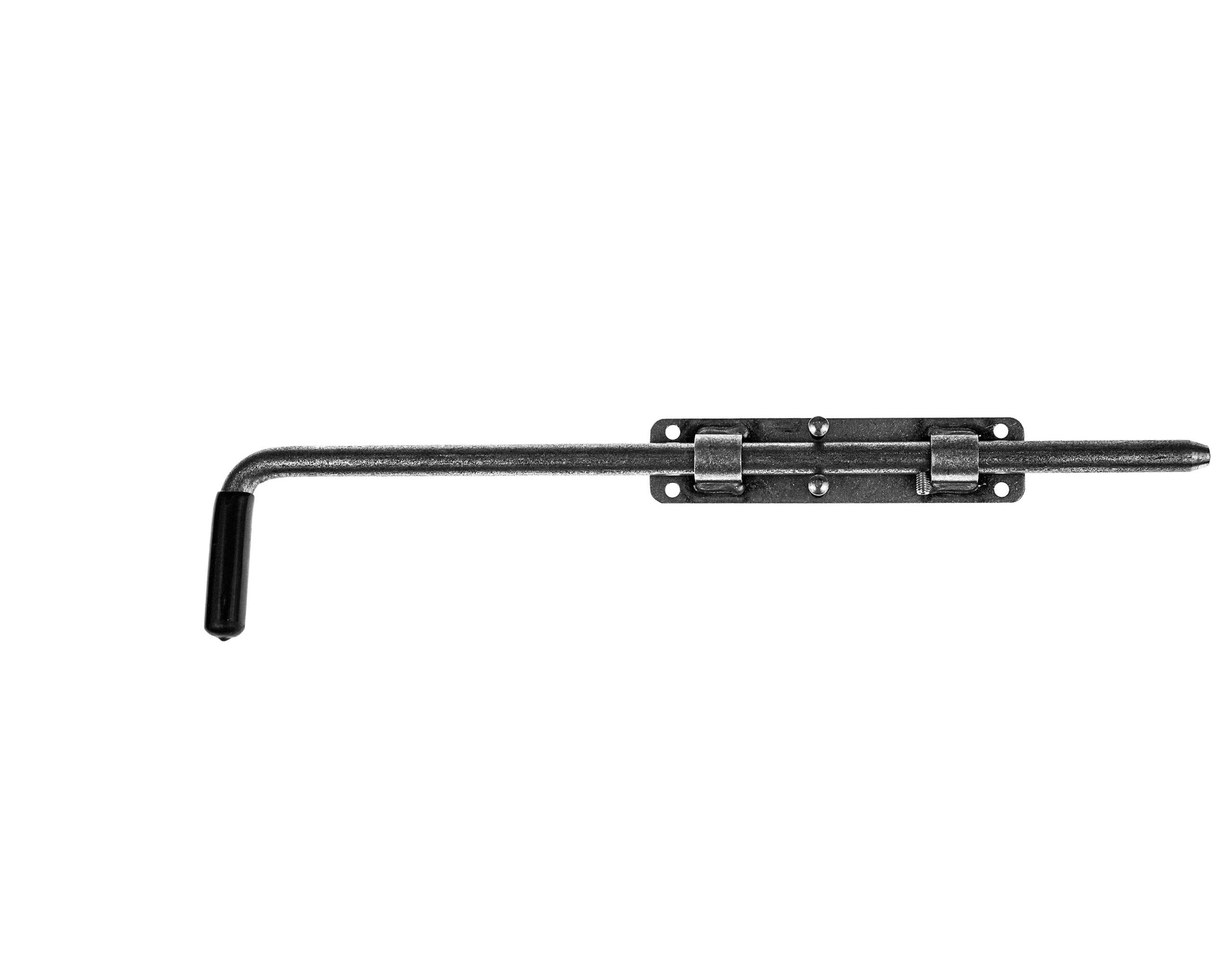 Torriegel Unbemalt 420 mm | Türriegel Bolzenriegel für Garagentore Pforten Gartenlaube (3 Stück)