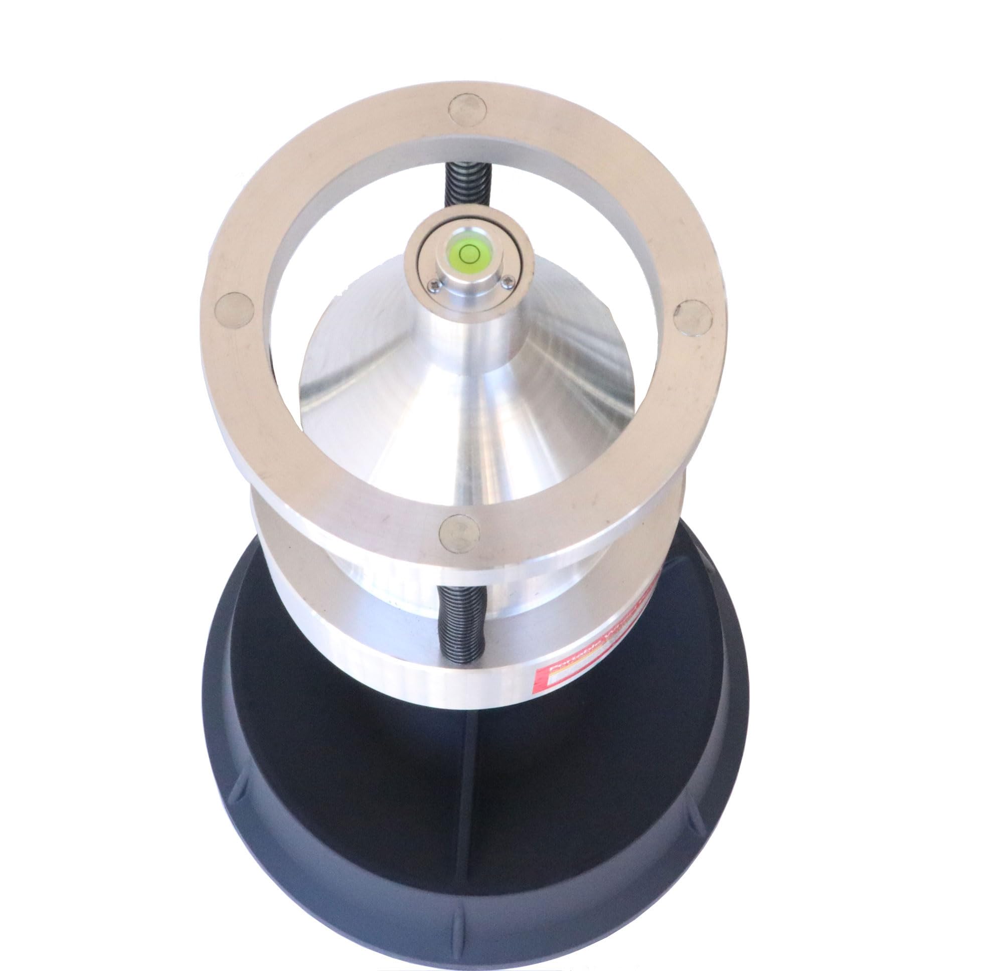 Bilanciatore Portatile a Bolle per Pneumatici Resistente con Ruote di bilanciamento a Livello di Bolla per Auto e Camion, Nero