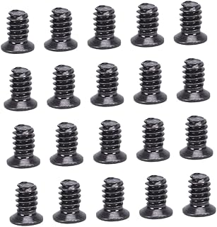 UKCOCO 100 PCS computer hard drive screws computer screws HDD Screw Flat Head Screw Computer Part Screw for HDD 3.5 inch Screw Hard Disk Screw hot swap black nickel Chassis
