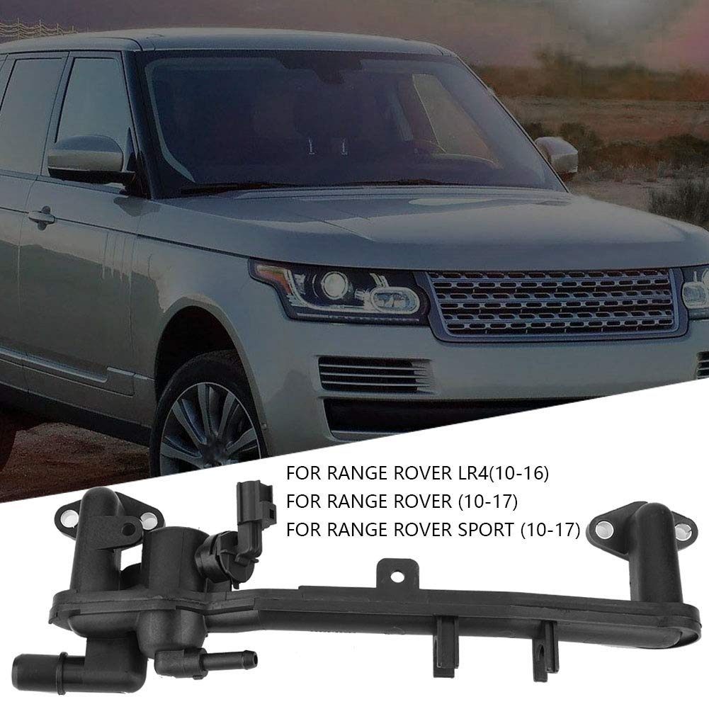 LR018273 Kołnierz płynu chłodzącego do samochodu z czujnikiem – kompatybilny z Land Rover LR4 RR Sport 2010-2016, rura rozdzielająca ogrzewanie