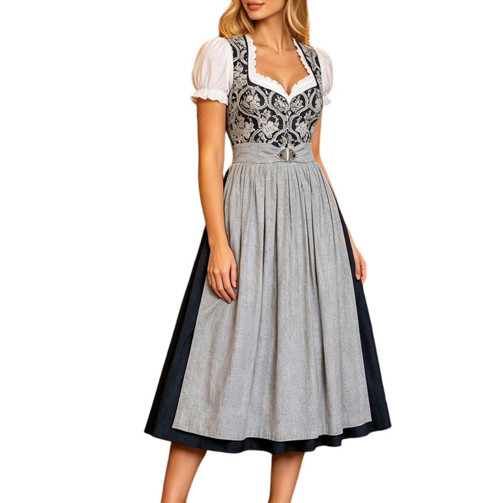 Dirndl Für Damen Samt Dirnsl Lang Dirdl Midi Trachtenrock Kaufen Generisch Schürze Dirndlschürze Dirndlkleid Kostüm Trachtenkleid 'Dirndl Gr 50 Oktoberfest Outfit Große Größen