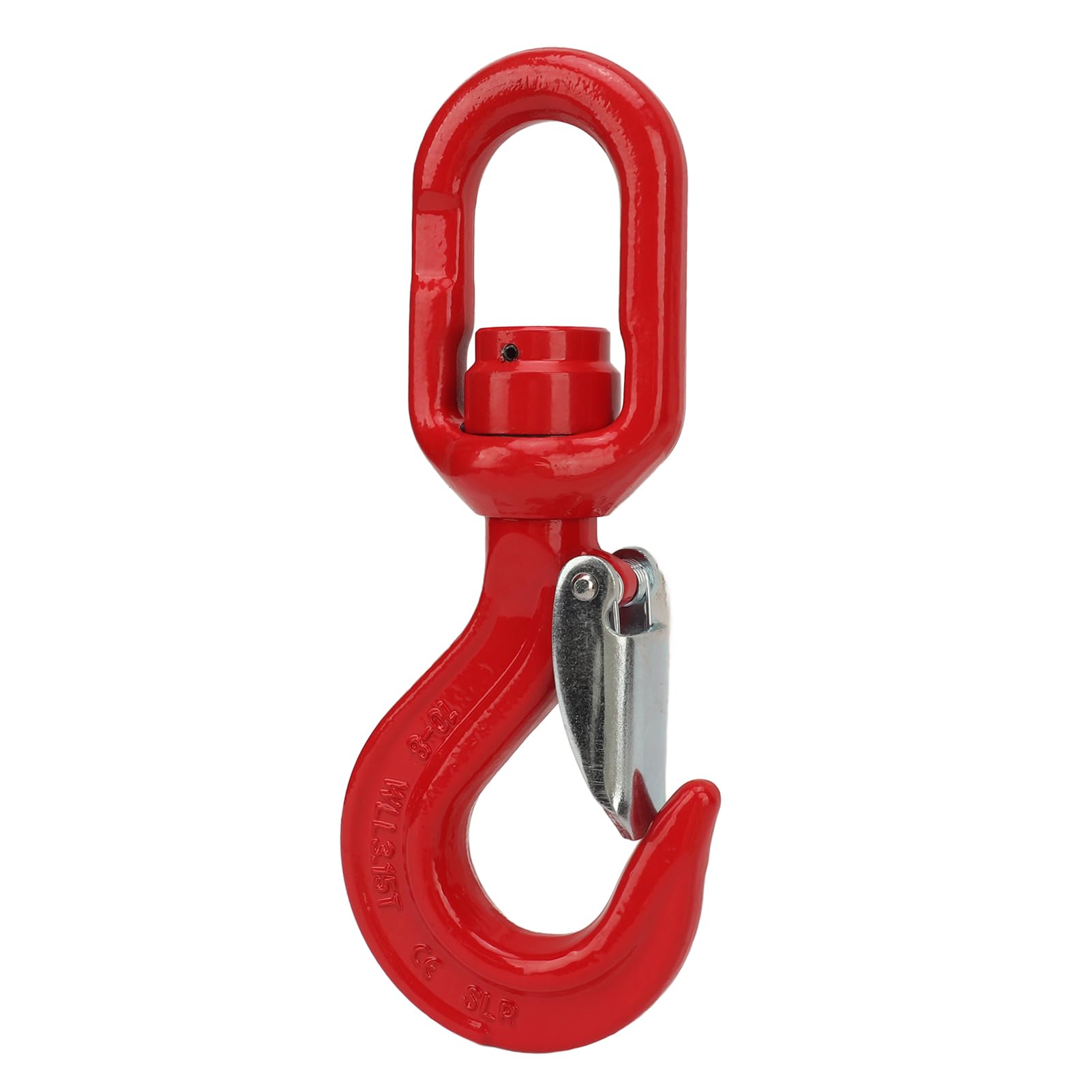 NDNCZDHC 3.15T Swivel Hook Heavy Duty Lifting Hook Alloy Steel Crane Rotating Hook for Forklifting, Hoisting, Lifting