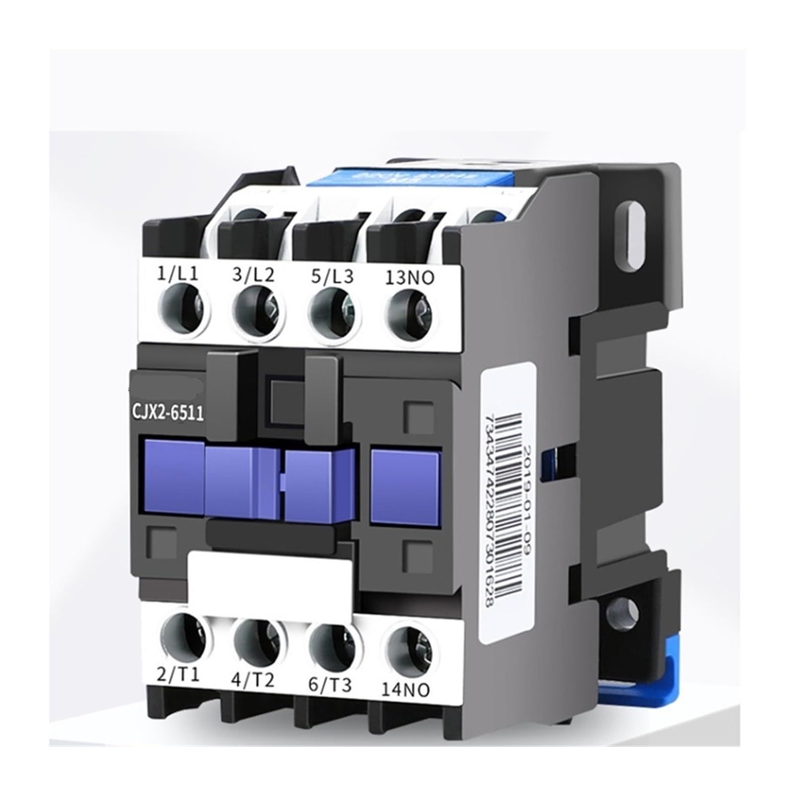 Contacteur CA 65A CJX2-6511 avec double montage rail et vis 36V