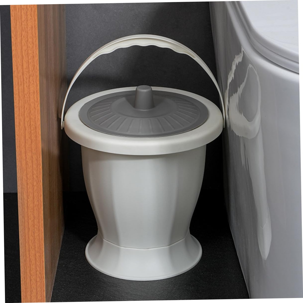 HOMSFOU Vaso da Notte Riutilizzabile in Plastica Portatile Coperchio per Adulti e Ragazzo Ragazza e Adatto per Uso Domestico e Viaggi